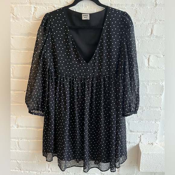 Sunday Best l Polka Dot Jinx Dress - Picture 1 of 4